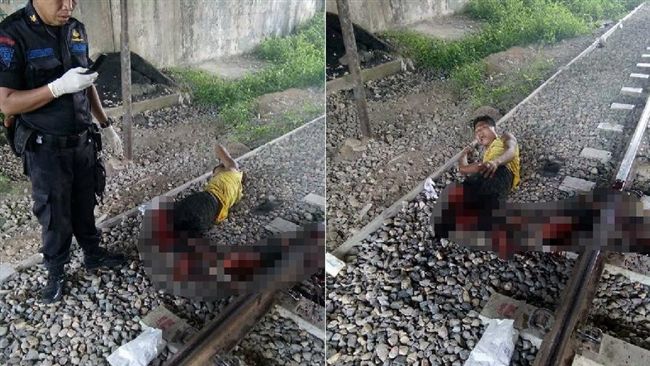 男闖鐵軌慘遭火車撞飛　雙腿斷裂爆血