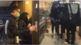 ▲馬女家屬抵達台灣，往醫院太平間進行了解。（圖／翻攝畫面）