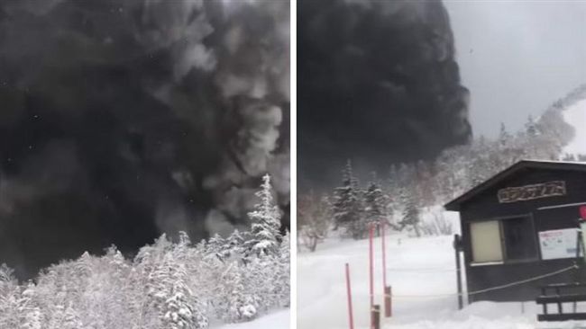 台灣遊客直擊日火山噴發　直呼太可怕