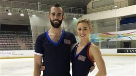 ▲Timothy Leduc和Ashley Cain。（圖／翻攝自icegirlash的Instagram）
