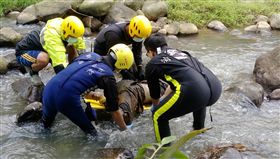 新北市,淡水,埤島,女子,落水,死亡,失蹤,翻攝畫面，心北市消防局提供