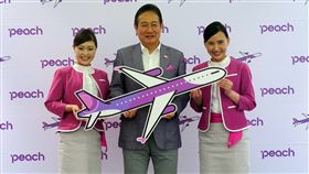 樂桃航空CEO執行長,井上慎一。（圖／記者簡佑庭攝）