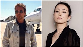 鞏俐,讓米歇爾雅爾（合成圖/翻攝自臉書、微博）