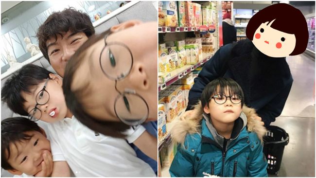 法國巧遇三胞胎　萬歲帥如小型男
