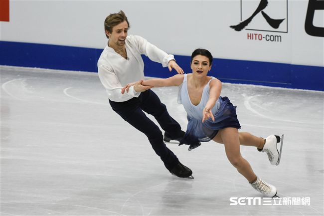 四大洲花式滑冰錦標賽冰舞長曲美國隊Kaitlin Hawayek/ Jean-Luc Baker 圖／記者林敬旻攝