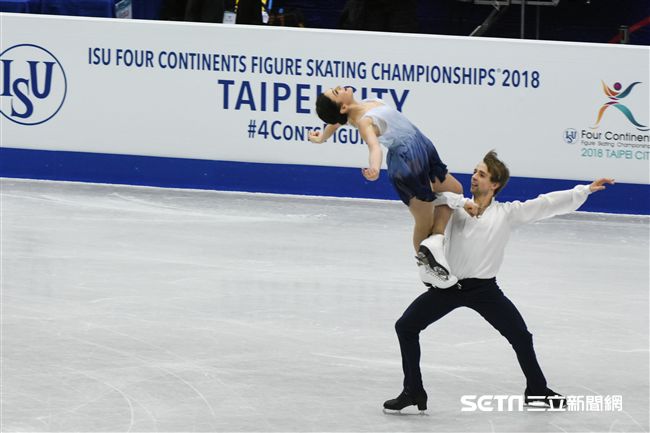 四大洲花式滑冰錦標賽冰舞長曲美國隊Kaitlin Hawayek/ Jean-Luc Baker 圖／記者林敬旻攝