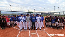 陳金鋒擔任富邦盃少棒交流營營主。（圖／記者王怡翔攝）