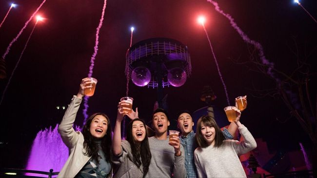 香港海洋公園「歌酒節」　越晚越嗨！