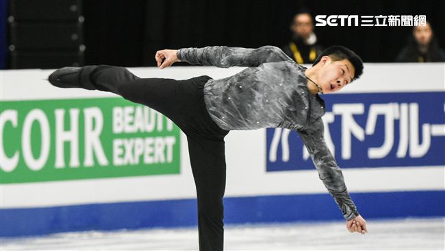 四大洲花式滑冰錦標賽男子單人短曲湯銘恩 圖／記者林敬旻攝