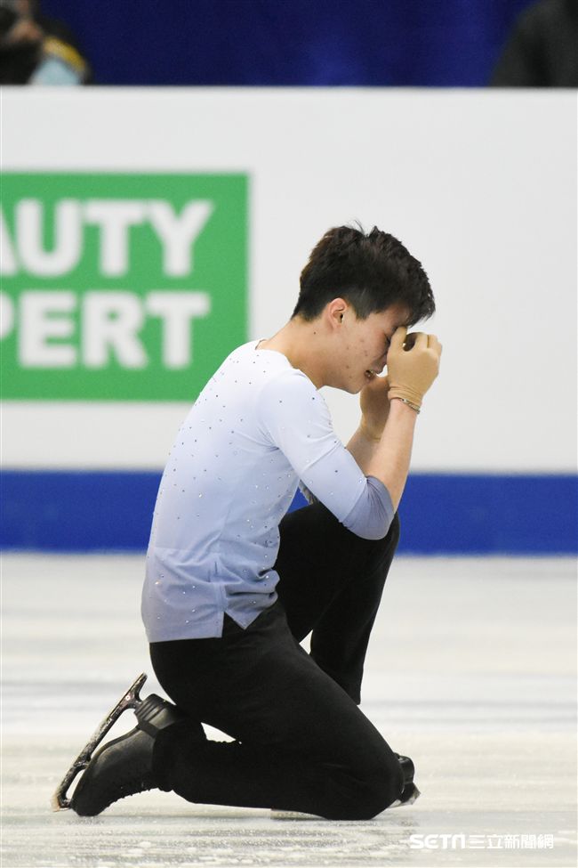 四大洲花式滑冰錦標賽男子短曲中華隊曹志禕 圖／記者林敬旻攝
