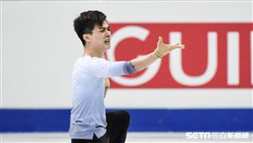 四大洲花式滑冰錦標賽男子短曲中華隊曹志禕 圖／記者林敬旻攝