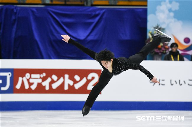 四大洲花式滑冰錦標賽男子短曲日本選手田中刑事 圖／記者林敬旻攝