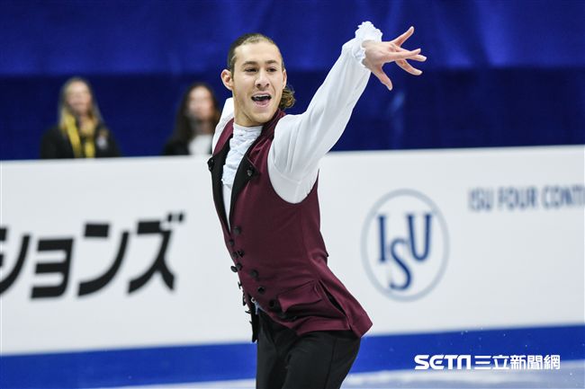 四大洲花式滑冰錦標賽男子短曲美國選手Jason Brown 圖／記者林敬旻攝