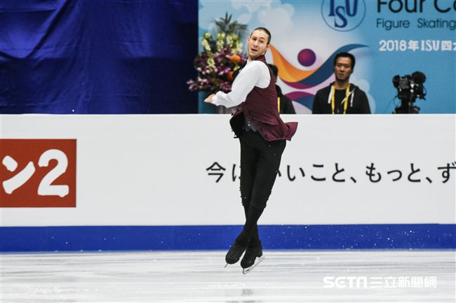 四大洲花式滑冰錦標賽男子短曲美國選手Jason Brown 圖／記者林敬旻攝