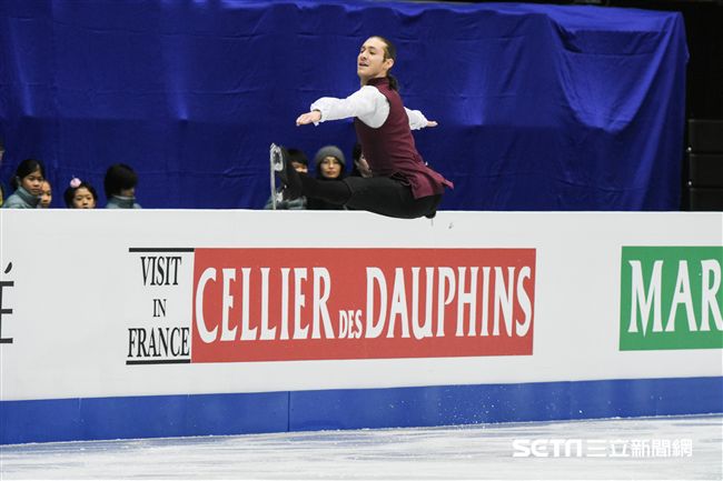 四大洲花式滑冰錦標賽男子短曲美國選手Jason Brown 圖／記者林敬旻攝