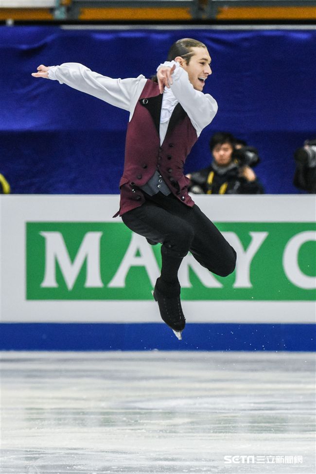 四大洲花式滑冰錦標賽男子短曲美國選手Jason Brown 圖／記者林敬旻攝