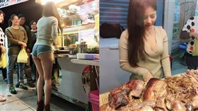 台中最狂滷味妹　所有人都在看她切 圖／翻攝自小桃子臉書