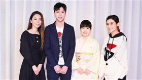 江宏傑,福原愛,Selina,Hebe（圖／翻攝自臉書）