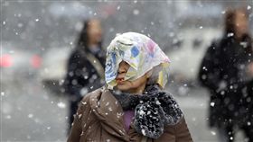 南韓、首爾、下雪／達志影像／美聯社