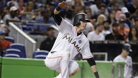 ▲Christian Yelich改披密爾瓦基釀酒人球衣。（資料照／美聯社／達志影像）