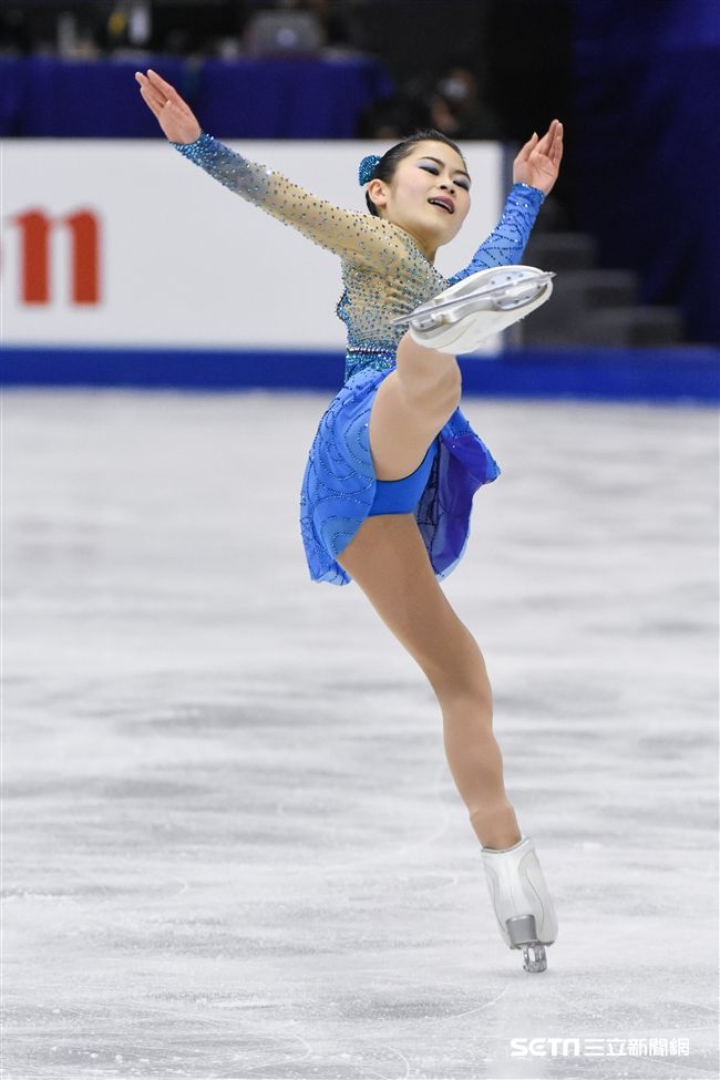 四大洲花式滑冰錦標賽女子長曲日本選手宮原知子。 圖／記者林敬旻攝