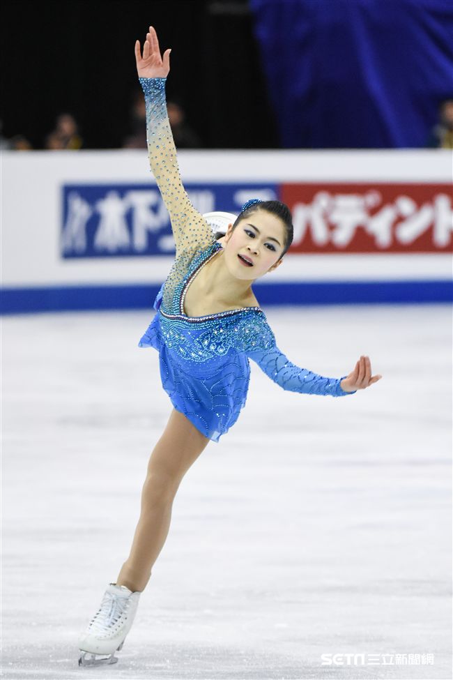 四大洲花式滑冰錦標賽女子長曲日本選手宮原知子。 圖／記者林敬旻攝