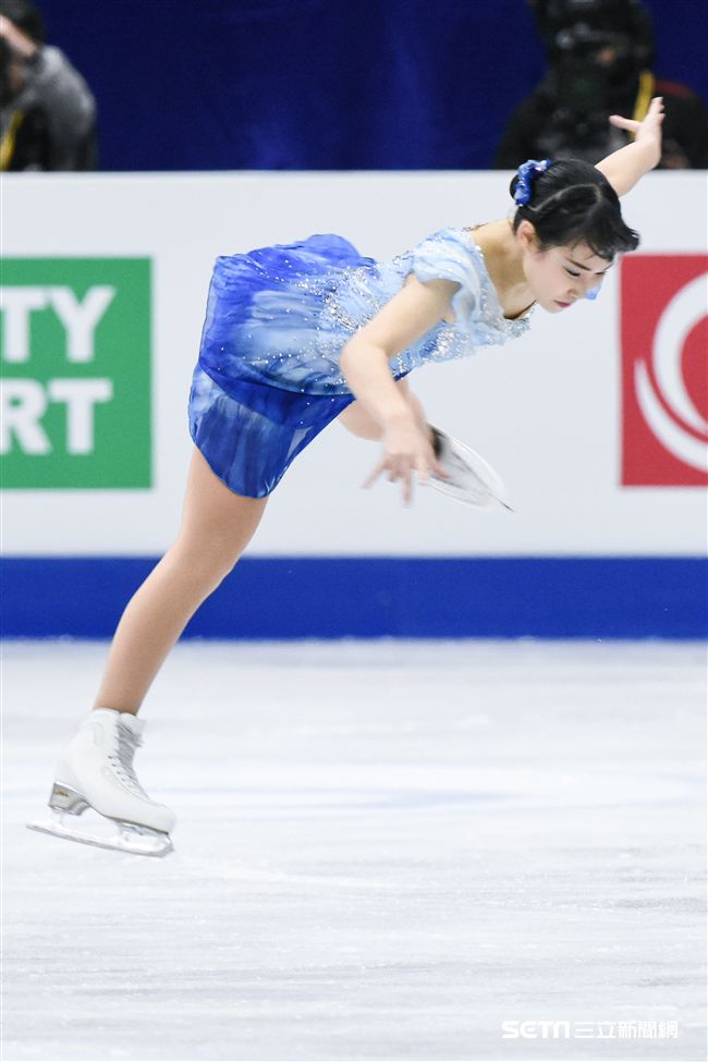 四大洲花式滑冰錦標賽女子長曲日本選手三原舞依。 圖／記者林敬旻攝
