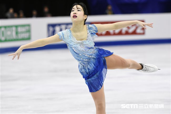 四大洲花式滑冰錦標賽女子長曲日本選手三原舞依。 圖／記者林敬旻攝
