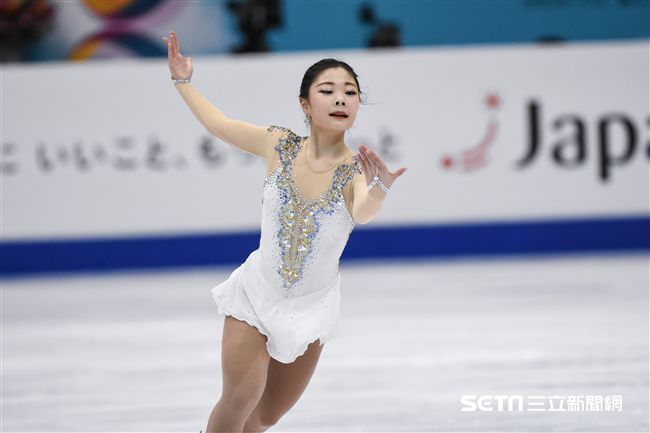 四大洲花式滑冰錦標賽女子長曲南韓選手金河娜。 圖／記者林敬旻攝