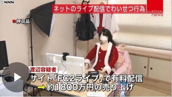 全裸直播與網友聊天　大賺千萬遭逮