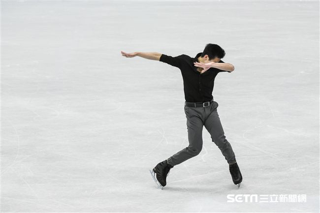 四大洲花式滑冰錦標賽男子長曲馬來西亞茹自傑Julian Zhi Jie Yee。 （圖／記者林敬旻攝）