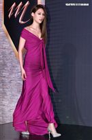 郭源元領軍、宋蘋恩、書那娜、佟凱玲出席電玩展「微風女神」。（記者邱榮吉/攝影）