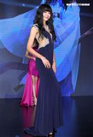 郭源元領軍、宋蘋恩、書那娜、佟凱玲出席電玩展「微風女神」。（記者邱榮吉/攝影）