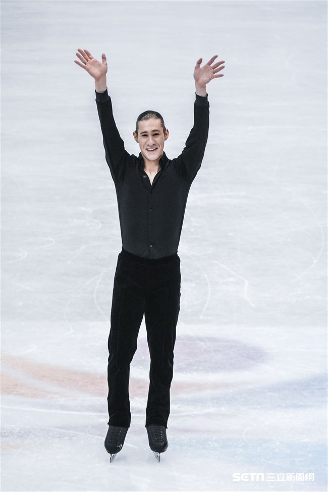 四大洲花式滑冰錦標賽男子長曲美國Jason Brown。 （圖／記者林敬旻攝）