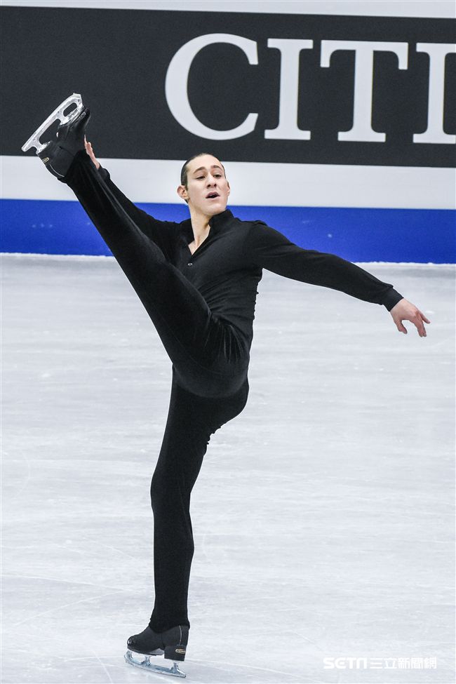 四大洲花式滑冰錦標賽男子長曲美國Jason Brown。 （圖／記者林敬旻攝）