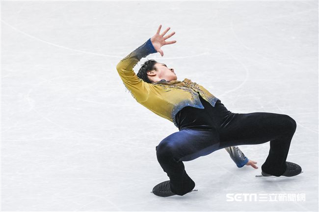 四大洲花式滑冰錦標賽男子長曲日本選手宇野昌磨。 （圖／記者林敬旻攝）