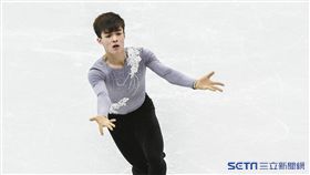 四大洲花式滑冰錦標賽男子長曲中華台北曹志禕。 （圖／記者林敬旻攝）