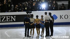 四大洲花式滑冰小巨蛋跳電。 圖／記者林敬旻攝