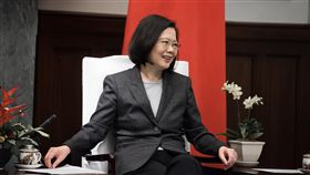 蔡總統接見美台商會訪問團（3）總統蔡英文16日接見美台商會訪問團，她說，長期以來，美國政府相當支持台灣，當美國經濟政策在面臨轉折期時，台灣也希望能盡一己之力協助美國，讓美國在經濟上能有新的景象。（總統府提供）中央社記者葉素萍傳真　107年1月16日