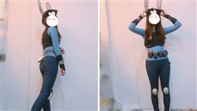 不少公司的尾牙都會要求員工要表演，有女網友抱怨，公司尾牙福委舉辦「萬獸趴」，打扮最認真的可以得到獎金2萬元，讓她無奈說，「大公司都玩這套？尾牙根本是折磨自己、娛樂長官吧！？」最後女網友抱著「反正再糗也糗這次」的心態，認真打扮「茱蒂」警官後，詢問廣大的網友這樣Cosplay到底能不能合格。其他網友看到後，紛紛搞笑建議「故意不小心走光就贏定了！」（圖／翻攝自Mobile01）