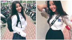 越南正妹（圖／翻攝自台大批踢踢表特版）
