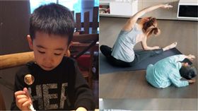 Jasper,小小春,應采兒。（合成圖／翻攝自應采兒微博）