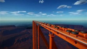 雲霄飛車,高度,模擬,AR,刺激,俯衝
（圖／翻攝自推特）