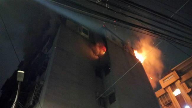 中和暗夜驚傳火警　住戶奔逃2女燒傷