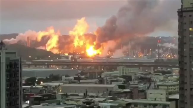 中油煉油廠大火　勞動部令停工並開罰