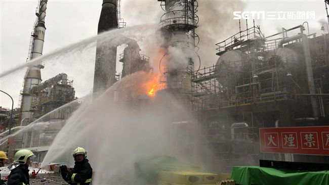 煉油廠大火　環保署：不影響空氣品質