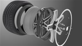 Michelin與輪框大廠Maxion共同開發出Acorus自動回復的科技輪框。（圖／翻攝Michelin網站）