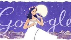 google首頁，鄧麗君。（合成圖/翻攝自臉書、GOOGLE）