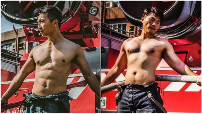 鮮肉隊員脫了！高雄消防猛男月曆曝光