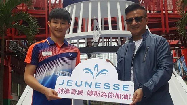羽球扎根基層　美商贊助陳孝承